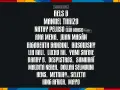 Cartel de festival con nombres de artistas como Rels B, Manuel Turizo y Nathy Peluso. ¡Prepárate para un big sound Valencia!