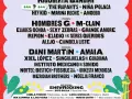 Cartel del festival Portamérica con nombres de artistas como Rigoberta Bandini, Dani Martín y Hombres G.
