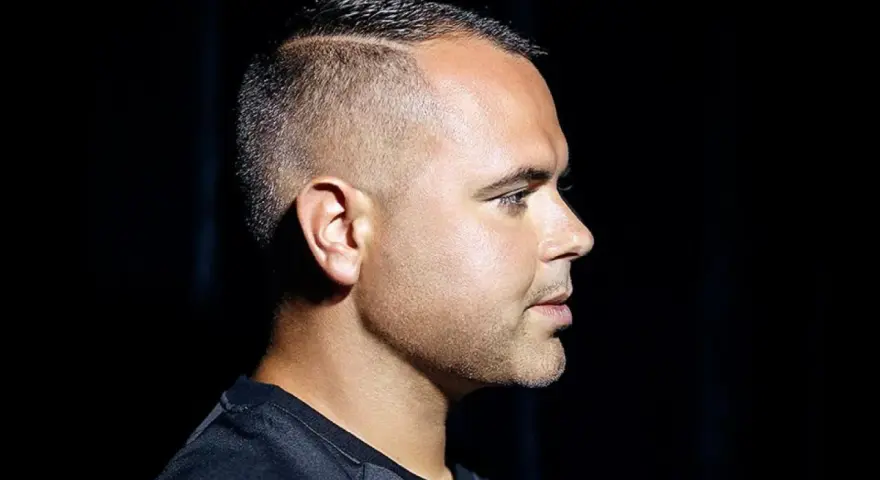 Perfil de Juan Magán, listo para su concierto en Málaga.